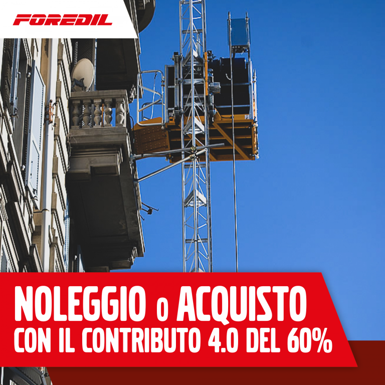 NOLEGGIO o ACQUISTO Ascensori – Contributo 4.0 del 60%